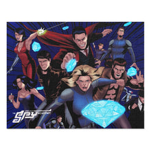 Load image into Gallery viewer, 252 Piece Puzzle from The Spy Academy featuring all our heroes and villains